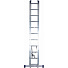Лестница 3 секции, 11 ступеней, алюминий, 7.3 м, 150 кг, Alumet, 5311 - фото 5
