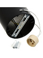 Светильник светодиодный, JazzWay, PDL-R 14080, 50 Вт, GU10, IP20, 8х8х14 см, 230В, черный, хром, 5031401 - фото 2