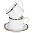 Набор чайный фарфор, 14 предметов, на 6 персон, 300 мл, молочно-белый, Lefard, Glamour, 590-463, подарочная упаковка - фото 4