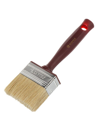 Кисть макловица, Bartex, Евро, 30х70 мм, натуральная щетина, 38 мм, рукоятка пластик, 1117806