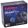 Кастрюля алюминий, антипригарное покрытие, 2 л, крышка стекло, Kukmara, Granit Ultra, кгг22а, синяя - фото 12