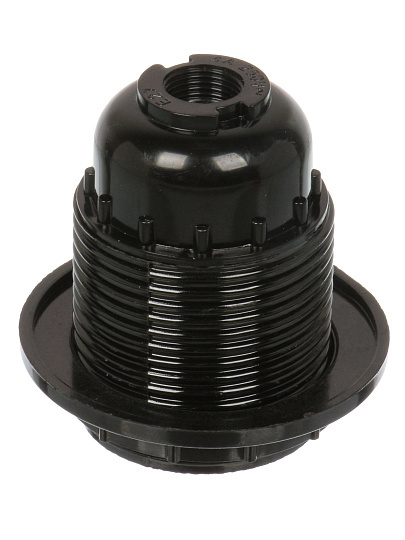 Патрон Е27, подвесной, UNIVersal, карболит, люстровый, М12, 4А, 250В