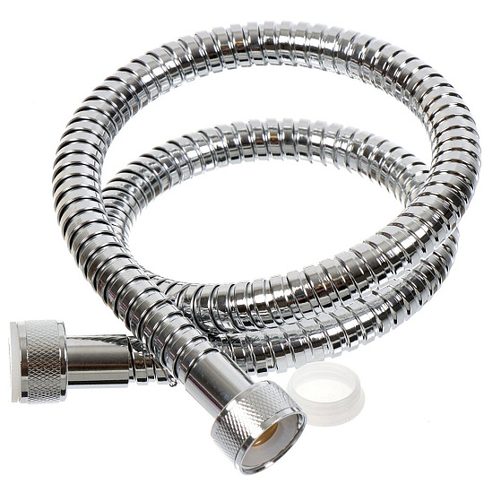 Шланг для душа, сталь, 80 см, двухзагибный, хром, Lemark, LE8029S