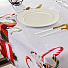 Скатерть 145х180 см, 100% хлопок, Праздничный стол Новогодняя кружка сладостей, AI-1504043 - фото 2