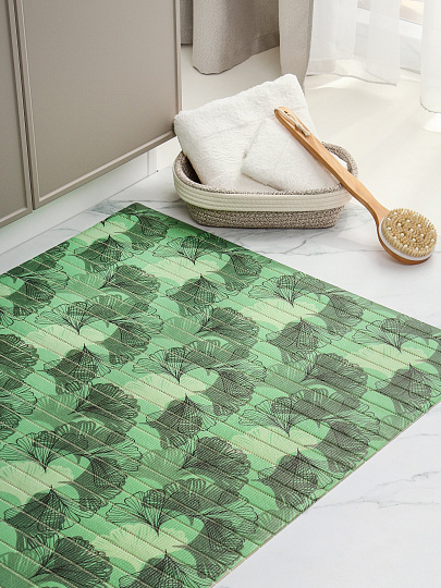 Коврик для ванной, антискользящий, 0.8х15 м, вспененный ПВХ, Вилина, Виктория, 303GR