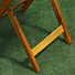 Мебель садовая Green Days, Дуэт Wood, дерево, стол, 55х55х72 см, 2 стула, 120 кг, BS-DT02 - фото 3
