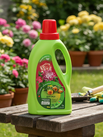 Удобрение для роз, жидкость, 1 л, Четыре сезона