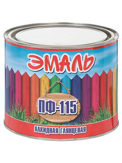 Эмаль Zabor, ПФ-115, алкидная, глянцевая, серая, 1.8 кг