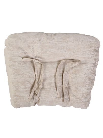 Подушка на спинку кресла Мальдивы, бежевая, к набору 376785