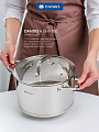 Кастрюля нержавеющая сталь, 6.5 л, крышка стекло, Daniks, Рейн, GS-01229-24, индукция - фото 6
