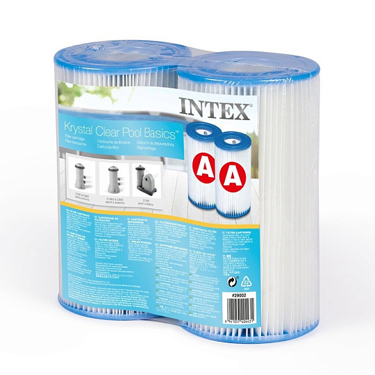 Картридж 10.5х20 см, 2 шт, к фильтр-насосу 28604, 28638, 28636, 28672, Intex, A, 29002