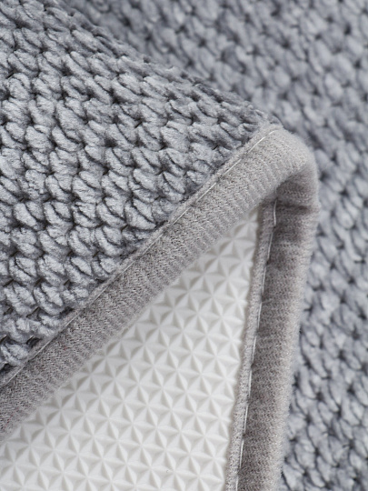 Коврик для ванной, 0.5х0.8 м, серый Y4-9930