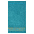 Полотенце банное 70х130 см, 100% хлопок, 460 г/м2, Mito Greco, Cleanelly, бирюза, Россия, ПЦ-3501-4346