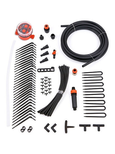 Набор для капельного полива от емкости, на 30 растений, с таймером, 9 м, Жук, 7573-00