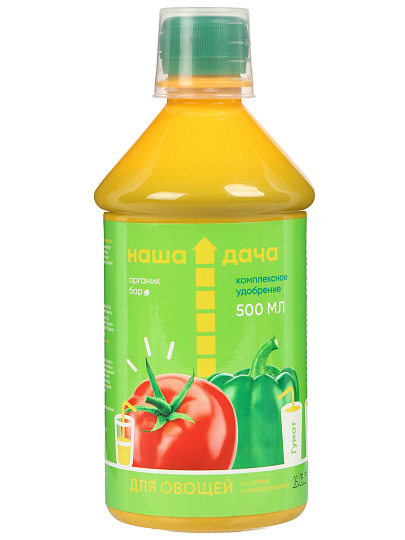 Удобрение для овощей и цветов, универсальное, органическое, жидкость, 500 мл, Наша Дача