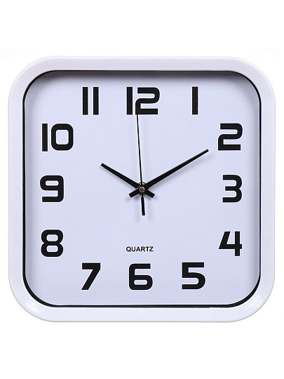 Часы настенные, 28 см, квадратные, Классика, Y4-3346
