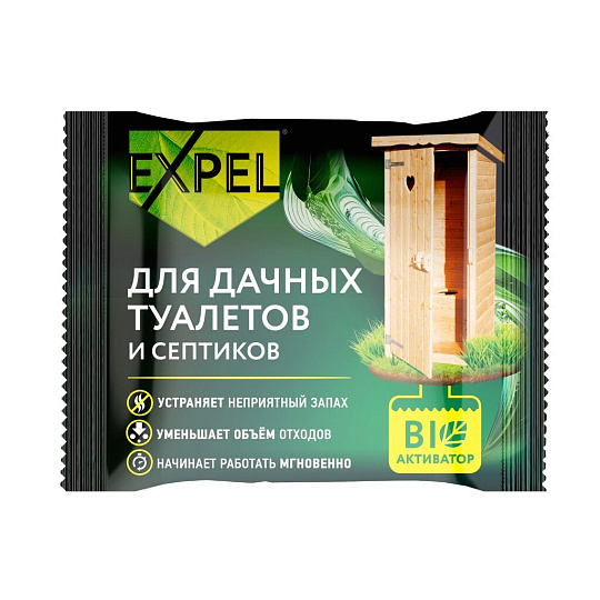 Биосостав для дачных туалетов и септиков, Expel, 40 г, саше, TS0030