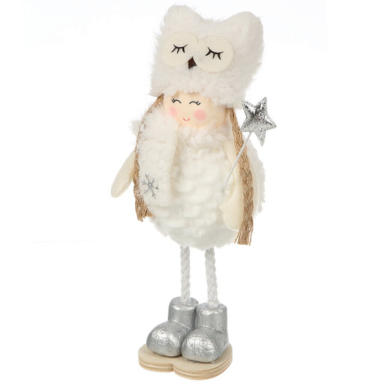 Фигурка декоративная Девочка, 20 см, белая, Y4-9416