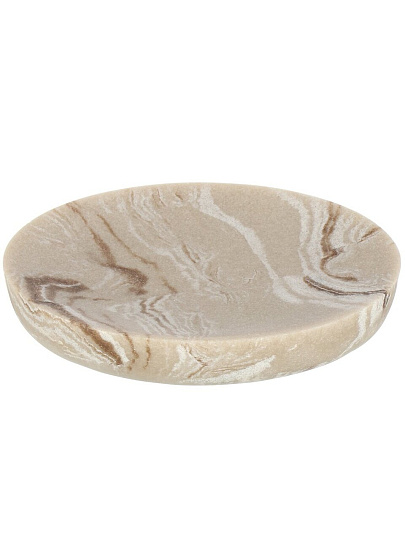 Мыльница настольная, Бони, полистоун, 13x9x2.5 см, BRE0508BA-SD