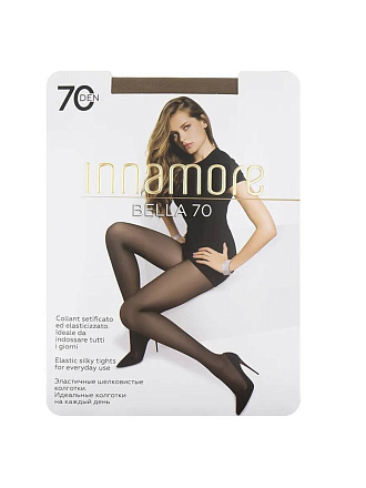 Колготки Innamore, Bella, 70 DEN, р. 4, daino/загар, с шортиками и прозрачным мыском