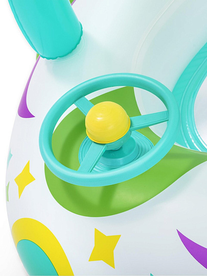 Игрушка для плавания 112х107 см, Bestway, Лодка Космический корабль, 34149, от 3 лет