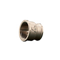 Муфта переходная 1&amp;quot;x1&amp;quot; 1/2, DN 25х15, г-г, никель, внутренняя резьба, РМС - фото 2