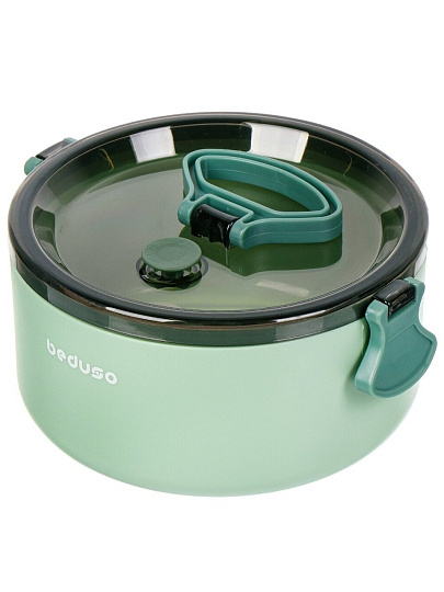 Контейнер пищевой пластик, 15х8.5 см, в ассортименте, круглый, Y6-6576