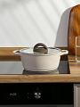 Кастрюля алюминий, антипригарное покрытие, 2 л, крышка стекло, Гурман, Pollen light, ГМк203 ПЛИ, индукция - фото 7