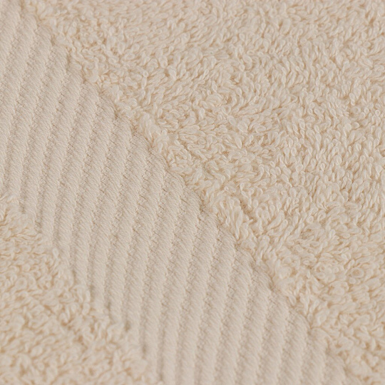 Полотенце банное 70х140 см, 100% хлопок, 460 г/м2, Авангард, Bella Carine, светло-молочное, Турция, FT-2-70-0846