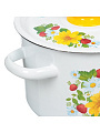 Кастрюля эмалированная сталь, 4.5 л, крышка сталь, СтальЭмаль, 1с17с, в ассортименте, индукция - фото 11