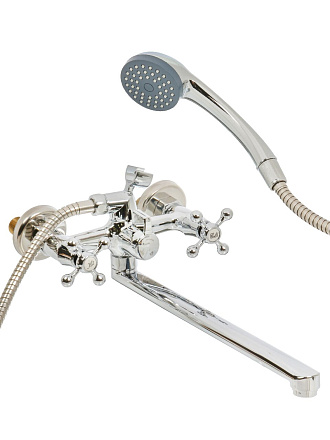 Смеситель для ванны, Aqwin, с кран-буксой, хром, A23-351