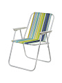 Кресло складное 52х73х44 см, полосы, ткань, со спинкой, полоска, 70 кг, C010049 - фото 2