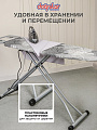 Доска гладильная 120х38 см, Элона, подставка для утюга, встроенная розетка, удлинитель 1.5 м, Dogrular, серая - фото 6