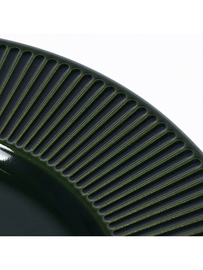 Тарелка обеденная, керамика, 27 см, круглая, Emerald Green, Domenik, TDP470/DMD031