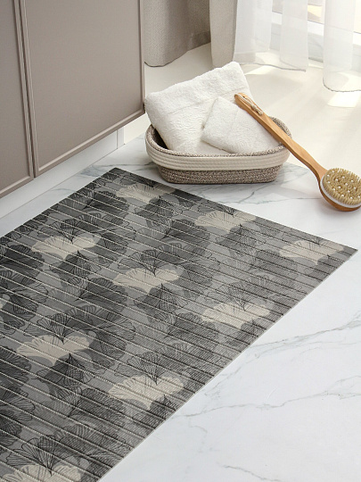 Коврик для ванной, антискользящий, 0.8х15 м, вспененный ПВХ, Вилина, Виктория, 303G