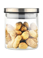 Банка для сыпучих продуктов, стекло, 0.3 л, 8.7х8.7х7.8 см, с крышкой, Mallony, Oceano, 004458 - фото 2