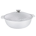 Кастрюля-жаровня литой алюминий, 3 л, крышка алюминий, Kukmara, ж3026а