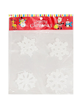 Наклейка на стекло, 19х23 см, Снежинка, SYBXT-3119176