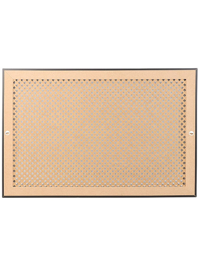 Экран для радиатора, МДФ, 900х600 мм, черный, DE LUXE Глория, Стильный Дом