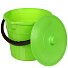 Ведро пластик, 10 л, с крышкой, салатовый/зеленое, хозяйственное, IS40018/1 - фото 2