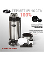 Термос для еды, нержавеющая сталь, 1.5 л, универсальная горловина, Biostal, колба нержавеющая сталь, NG-1500-1 - фото 3