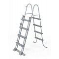 Бассейн каркасный Bestway, 549х274х122 см, Power Steel Rectangular, 56465, фильтр-насос, лестница, тент, 14812 л, поплавок-дозатор - фото 7