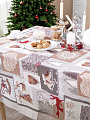 Скатерть 145х180 см, 100% хлопок, рогожка, 165 г/м2, АртДизайн, Лапландия - фото 2