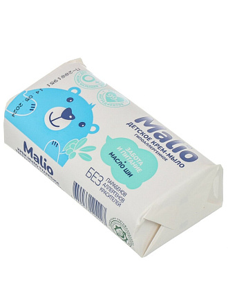 Крем-мыло детское Malio, Забота и питание, масло ши, 140 г
