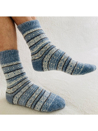 Носки для мужчин, овечья шерсть, Truly wooly, в ассортименте, р. 27-29