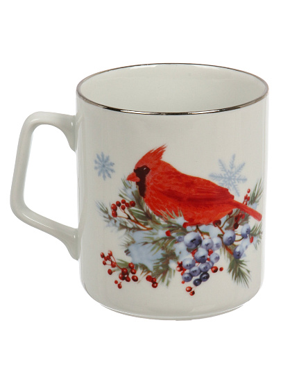 Кружка фарфор, 350 мл, Эльза Зимнее утро, Добрушский фарфоровый завод, 4С1932Ф34