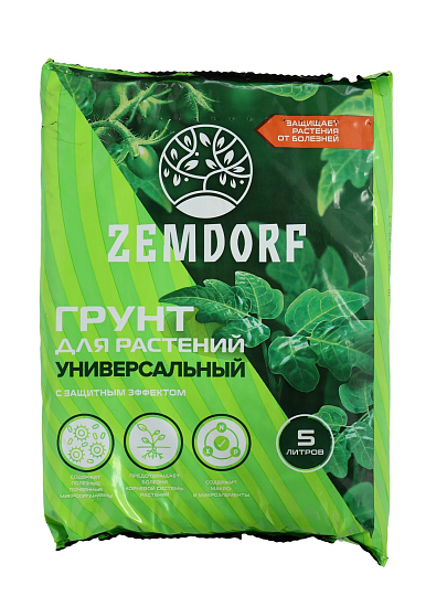 Грунт универсальный, с защитным эффектом, 5 л, ZEMDORF