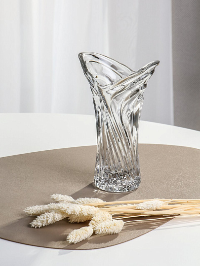 Ваза стекло, настольная, 19 см, Kaveh, Santa, VS0848GCL, 0.325 л