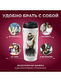 Термокружка пластик, 0.38 л, Daniks, Балерина, колба пластик, YYCF001-25 - фото 4
