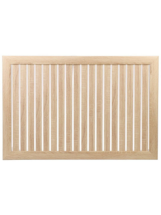 Экран для радиатора, МДФ, 900х600 мм, дуб сонома, реечный, Стильный Дом, v531955
